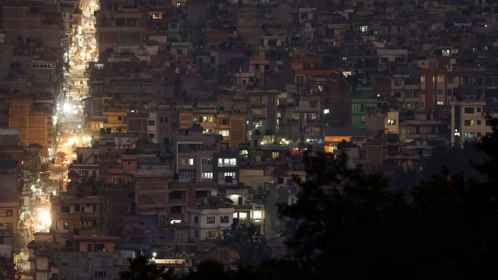 Imagen de edificios de Katmandú, capital de Nepal.