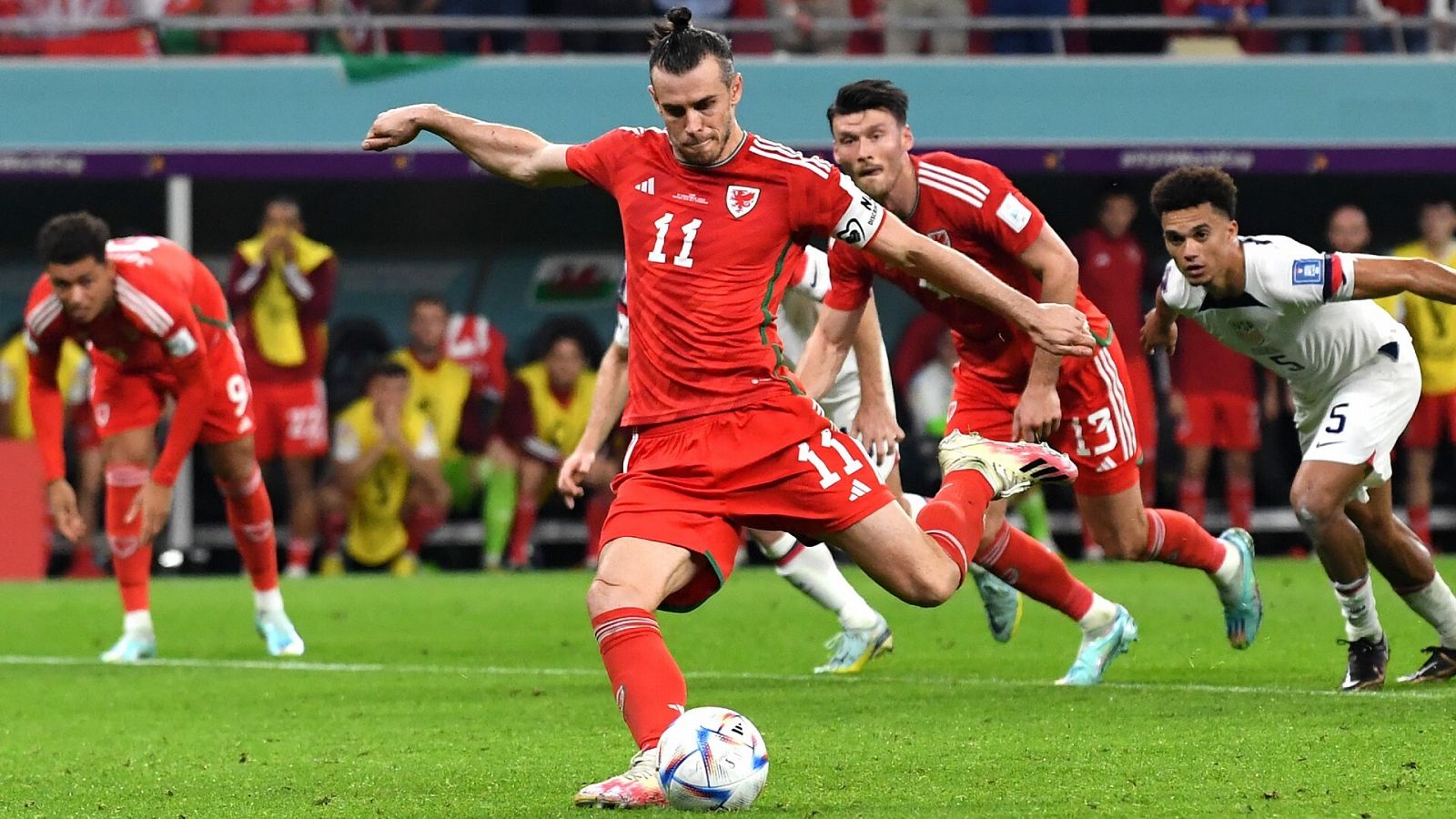 Gareth Bale lanza el penalti que sirve a Gales para empatar con Estados Unidos (1-1) | Mundial 2022