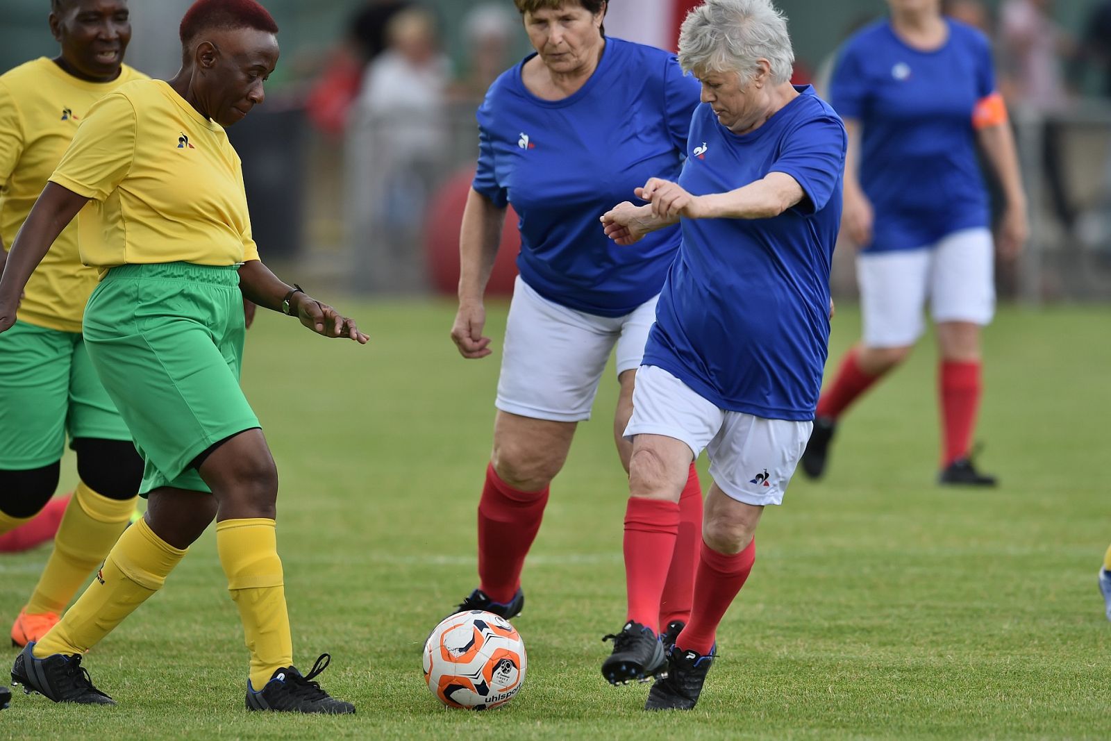FOOTBALL : Les soccer Grannies 2019 - France vs Afrique du Sud - 19/06/2019