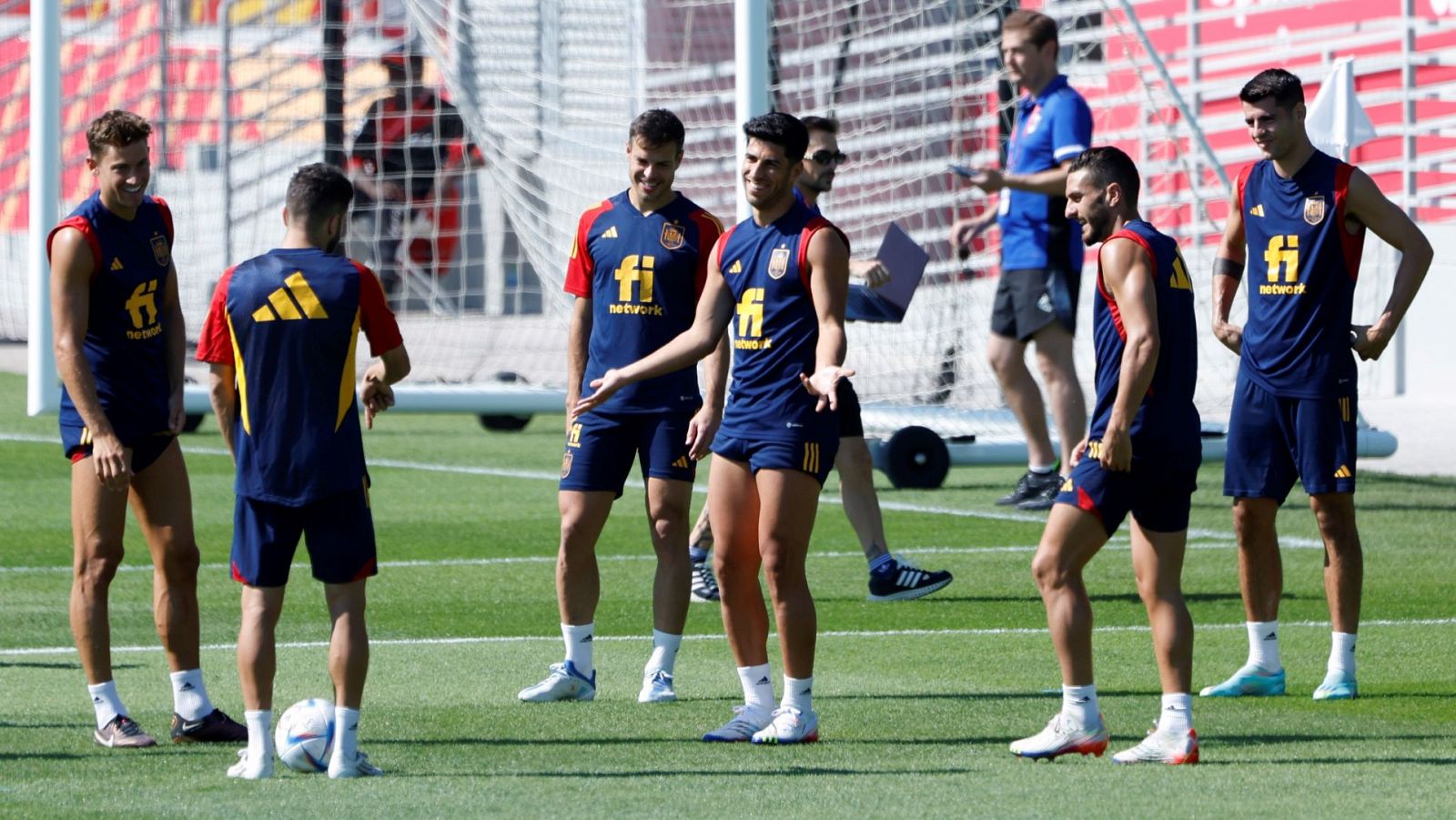 Mundial Qatar: entrenamiento de España