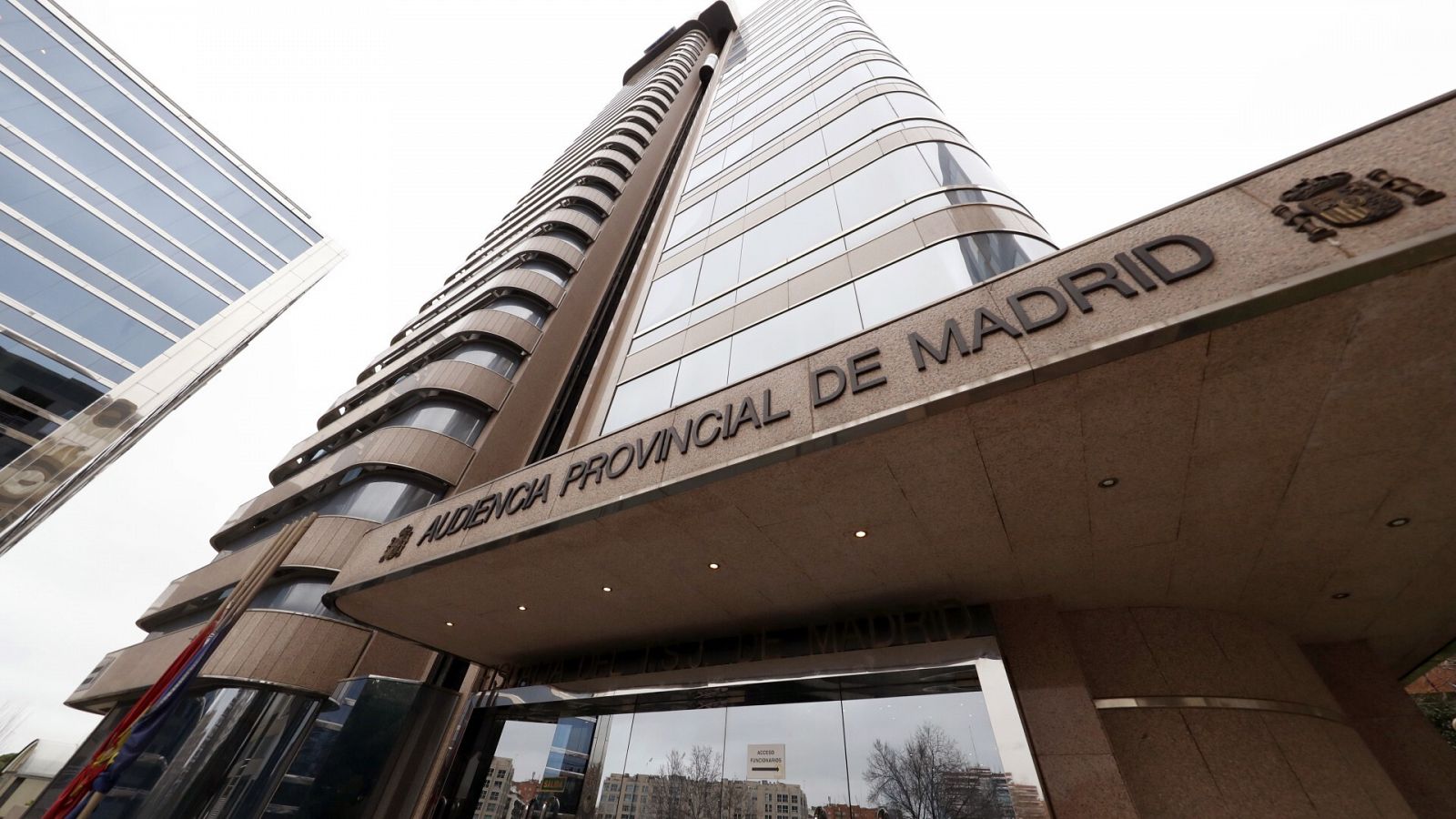 Fachada de la Audiencia Provincial de Madrid