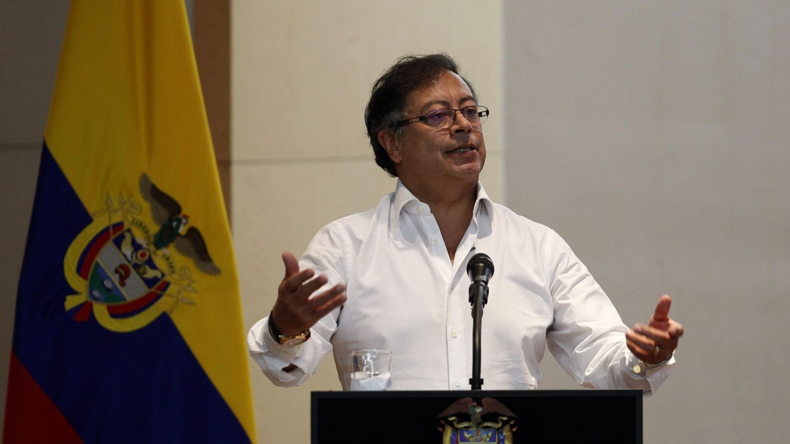 Una imagen de archivo del presidente de Colombia, Gustavo Petro.