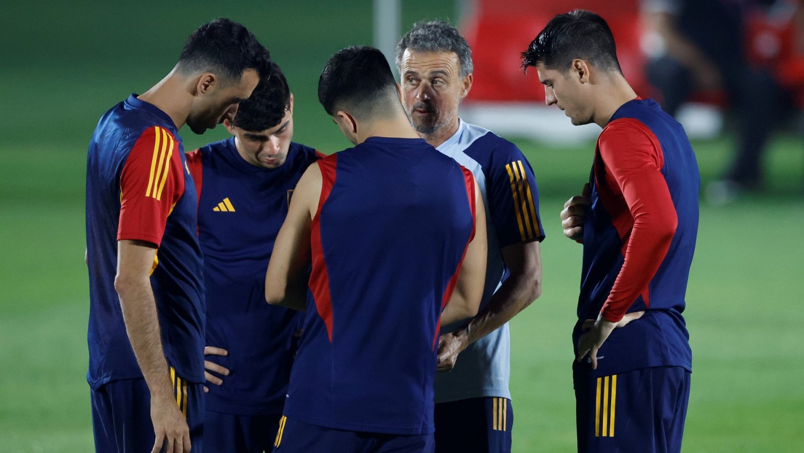 Marruecos - España, alineaciones: entrenamiento de la Selección