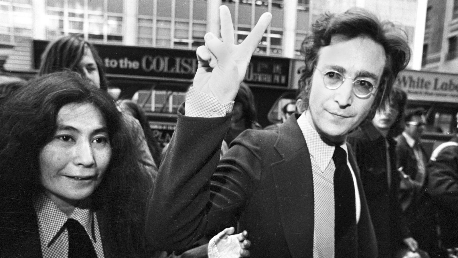 John Lennon y Yoko Ono en 1972