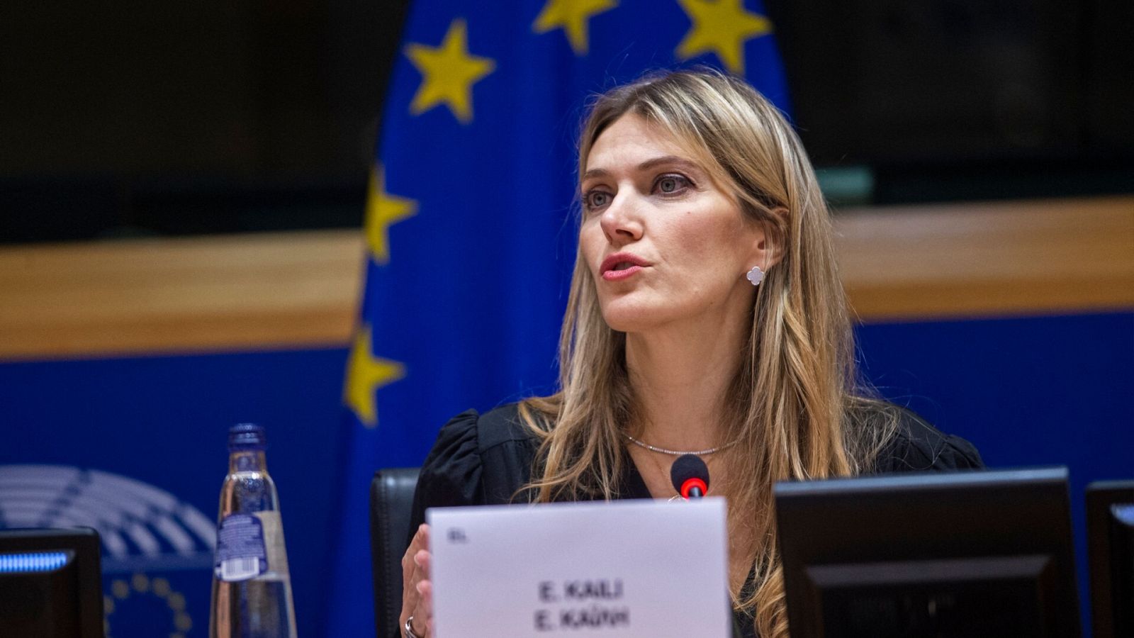 La exvicepresidenta del Parlamento Europeo, Eva Kaili