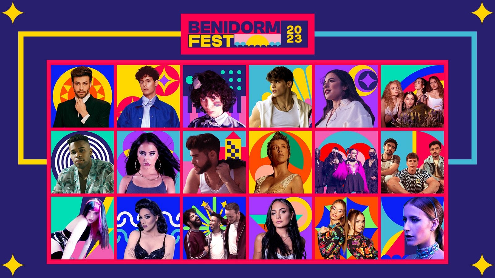 Los 18 artistas del Benidorm Fest 2023