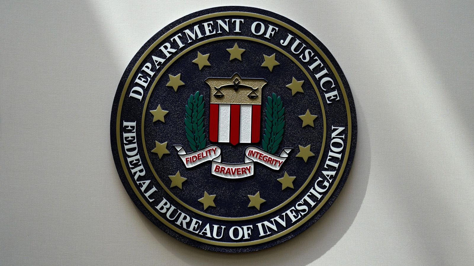 Un sello del FBI en Estados Unidos