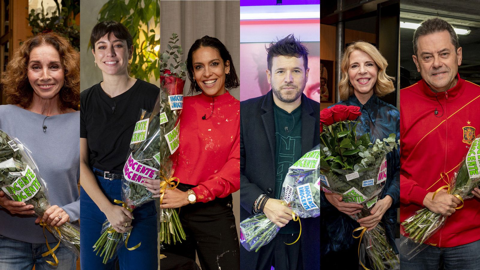 Ana Belén, Blanca Suárez, Lorena Castell, Pablo López, Sole Giménez y Tomás Roncero