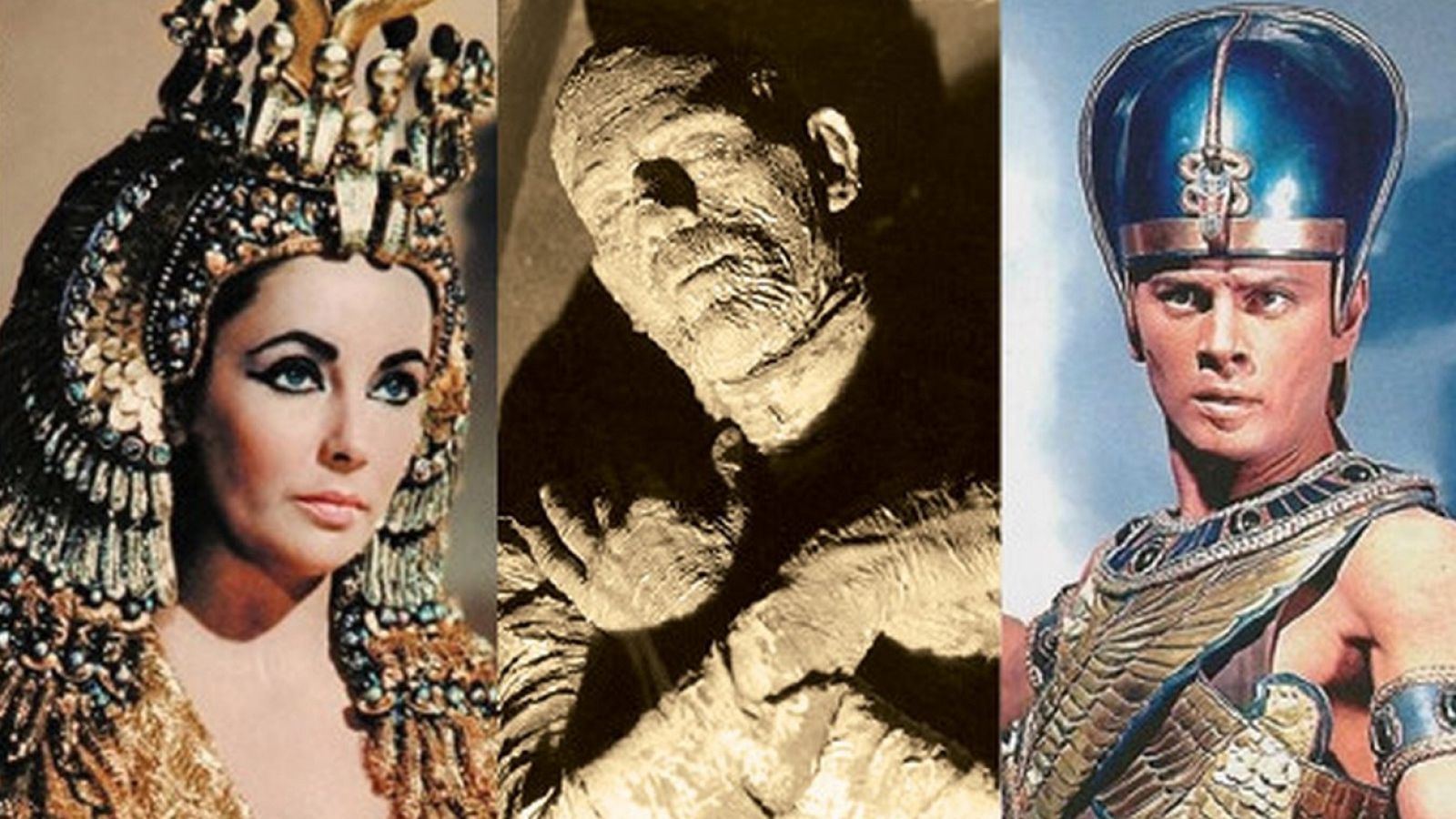 Detalle de la portada de 'Egipto en el cine. Momias, faraones y pirámides'