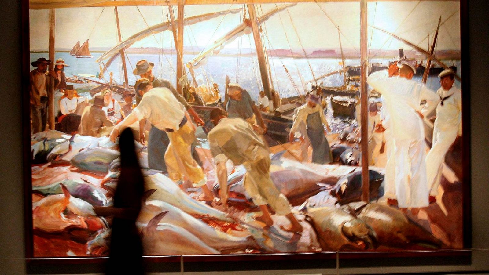 Uno de los grandes frescos que Sorolla pintó para la Hispanic Society of America.