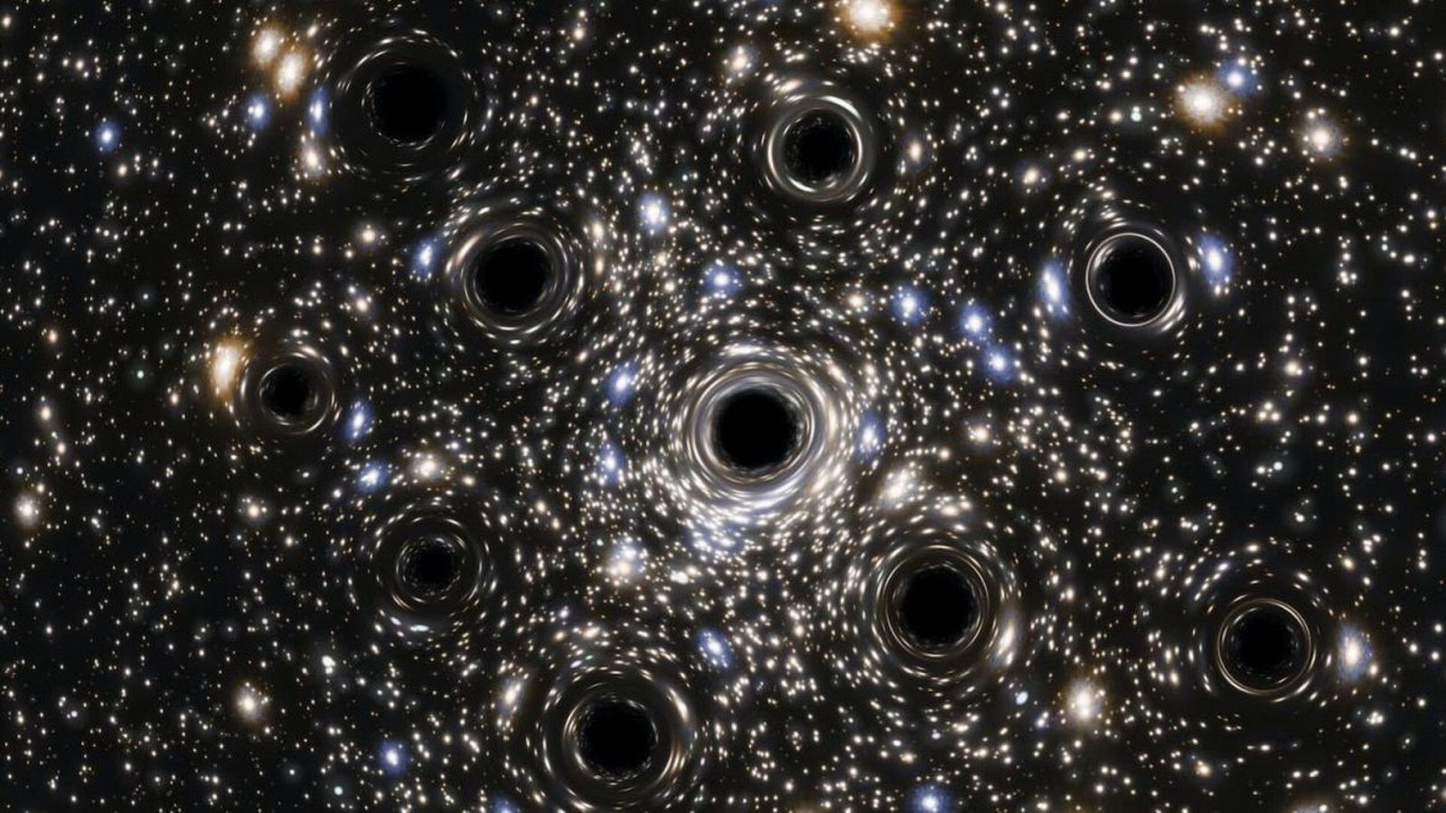 ¿Cómo podríamos detectar agujeros negros primitivos del tamaño de un átomo?