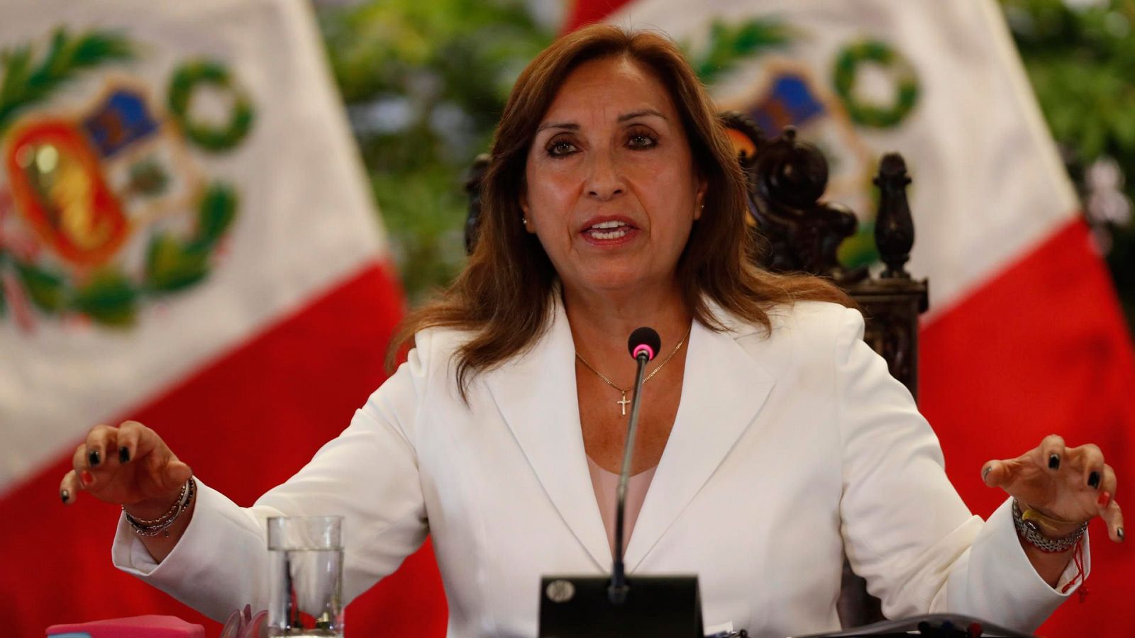 Imagen de archivo de la presidenta del Perú, Dina Boluarte.