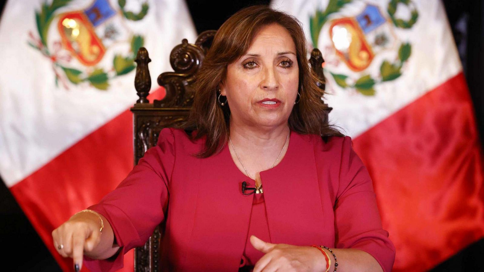 Imagen de la presidenta de Perú, Dina Boluarte.