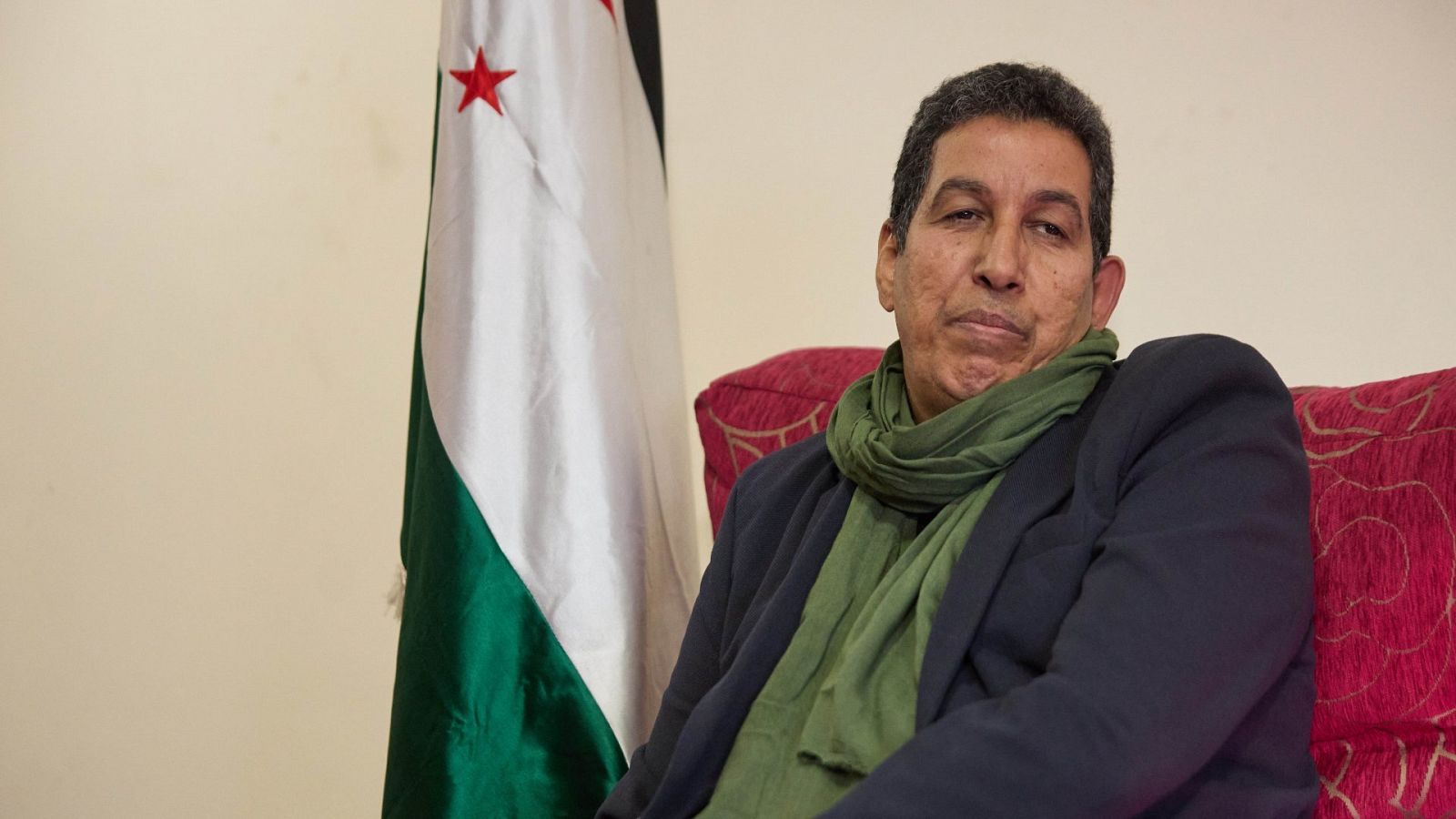El delegado del Frente Polisario en España, Abdulah Arabi, EN una entrevista para Europa Press