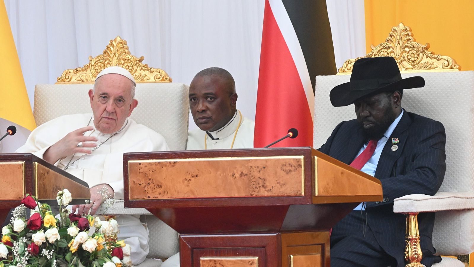 El papa Francisco durante su visita a Sudán del Sur