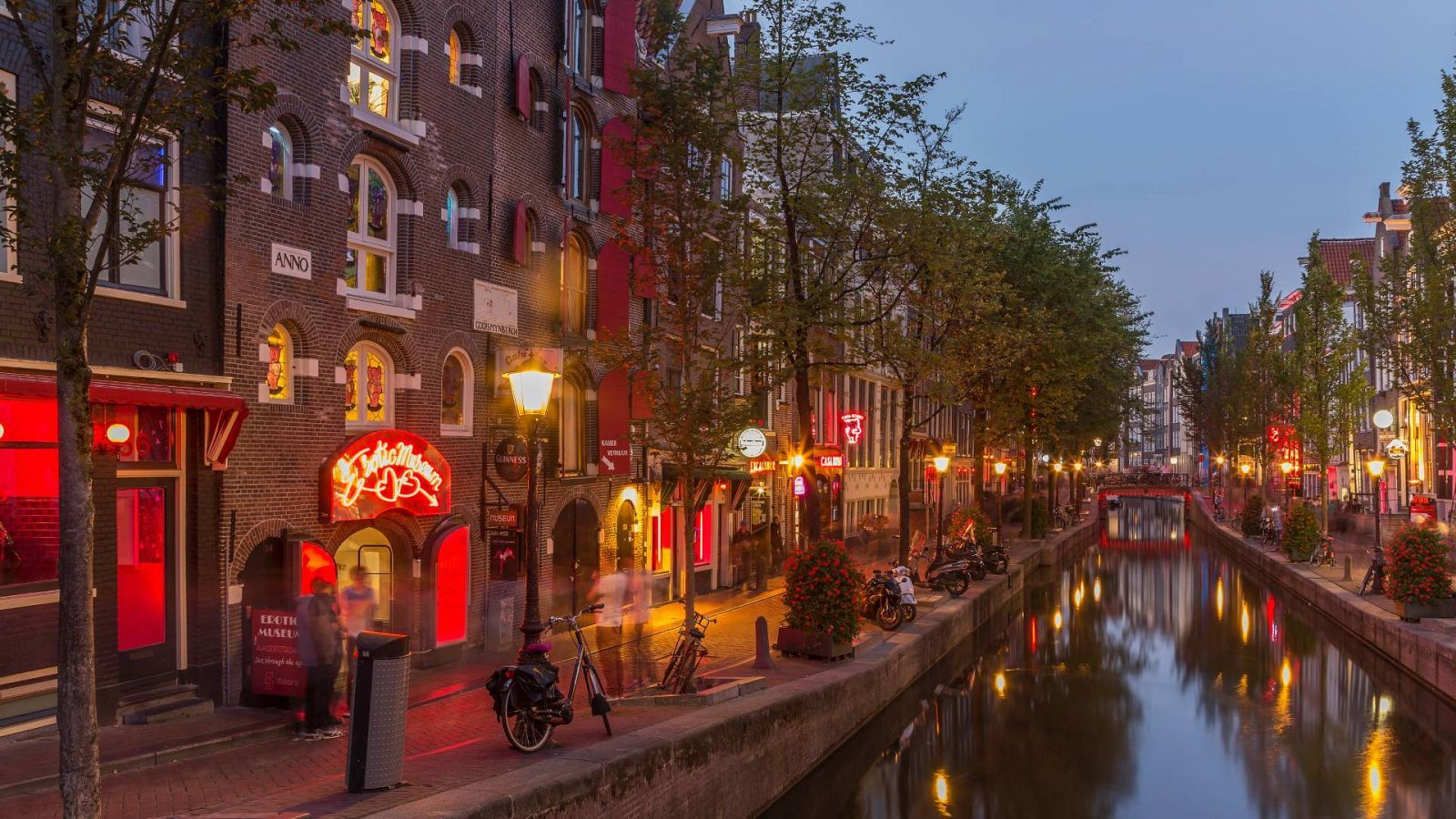 Una imagen del Barrio Rojo, una de las zonas más turísticas de Ámsterdam.