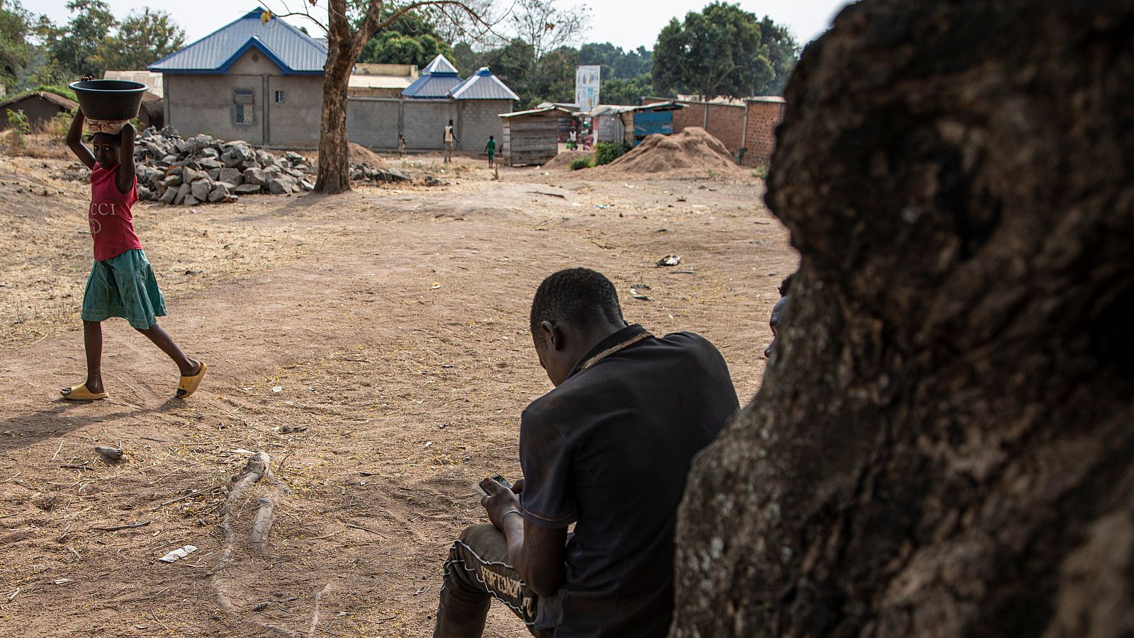 Abdul, en su nueva vida en una comunidad con compañeros autodesmovilizados en Bambari
