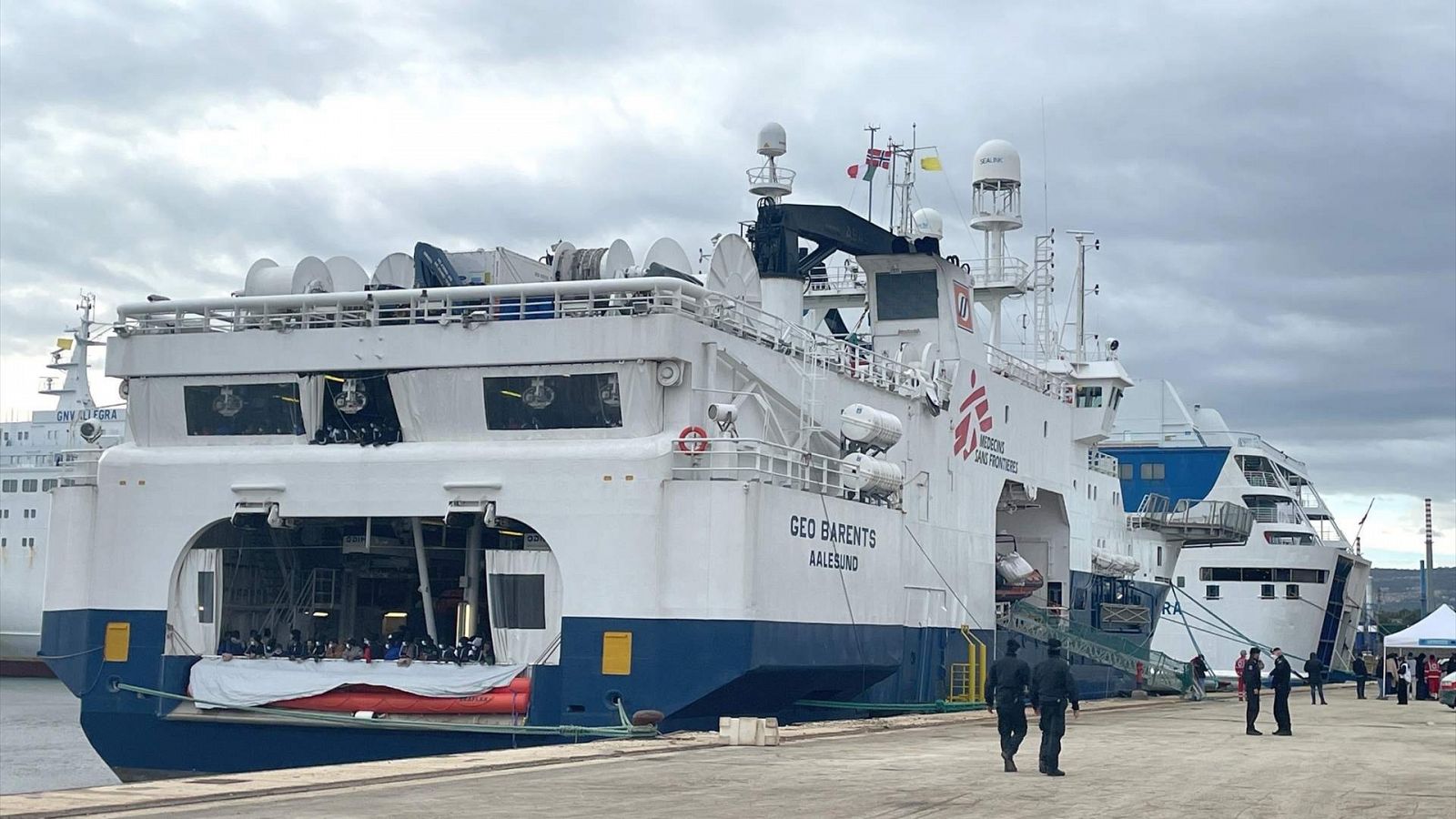 Imagen del buque Geo Barents, de la ONG Médicos sin Fronteras.