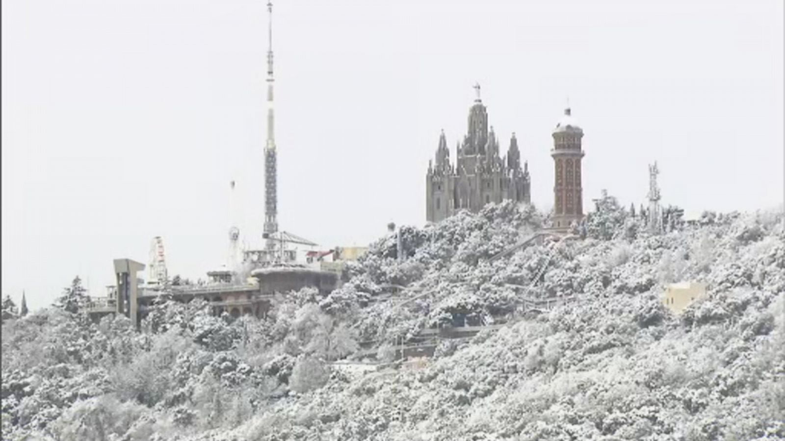 Borrasca Juliette: la neu arriba a Barcelona