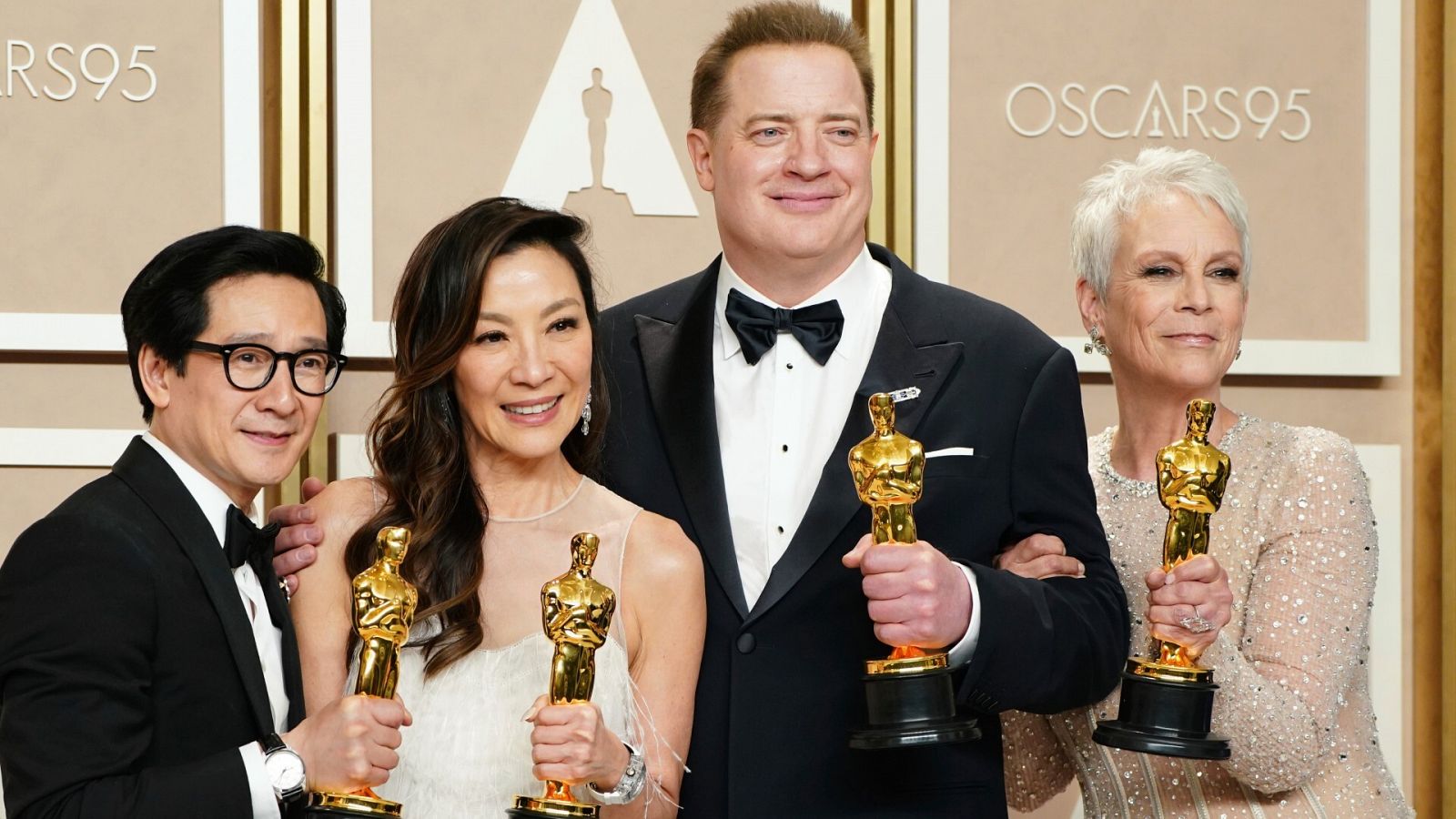 Ganadores Oscar 2023: Ke Huy Quan, Michelle Yeoh, Brendan Fraser y Jamie Lee Curtis, mejores intérpretes