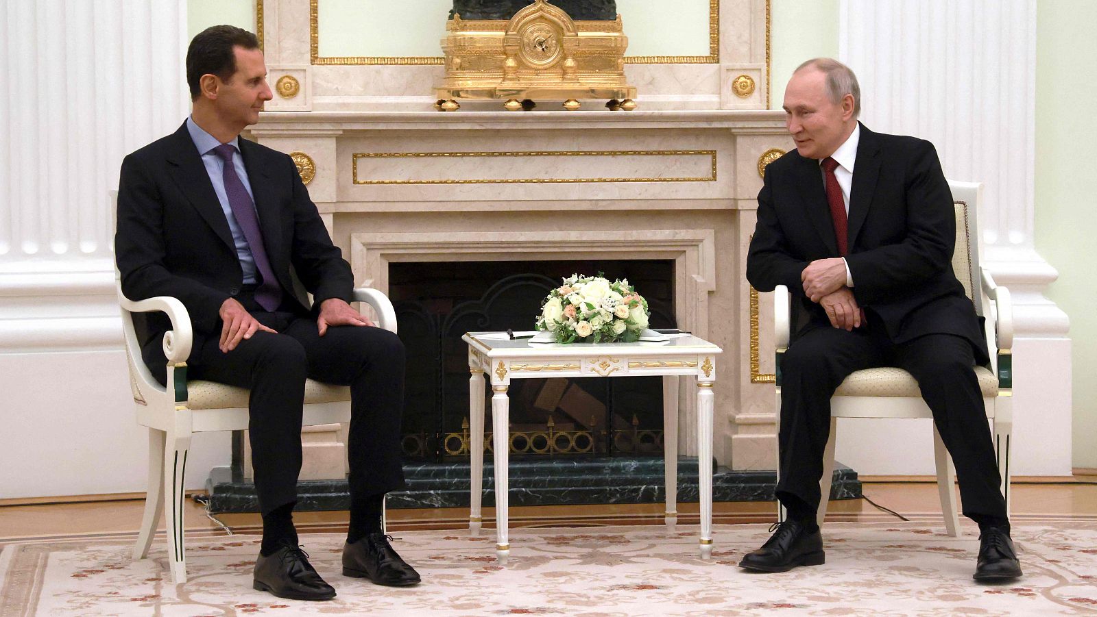 Vladimir Putin y Bashar al-Assad se reúnen en Moscú