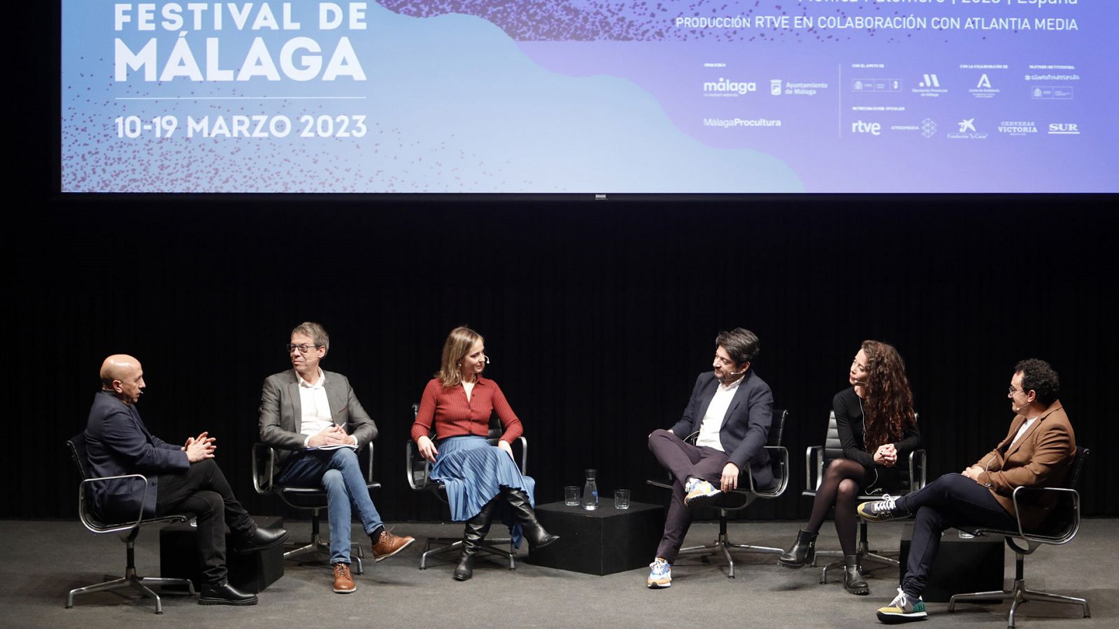 Presentación de 'Pacto de silencio' y 'Malaya. Operación secreta', de RTVE Play, en el Festival de Málaga