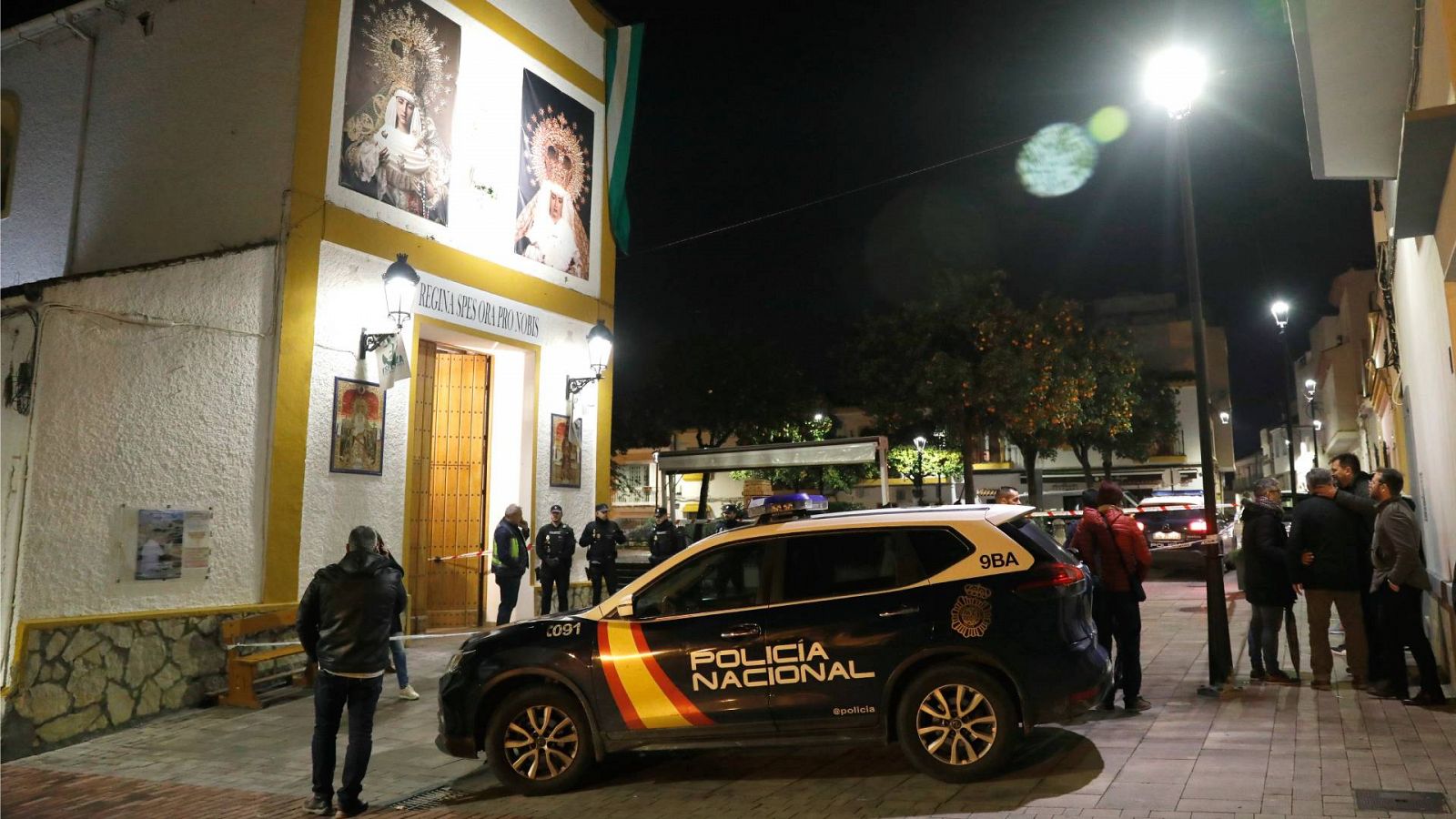 Exteriores de la Parroquia de San Isidro, donde se produjo uno de los ataques de Algeciras