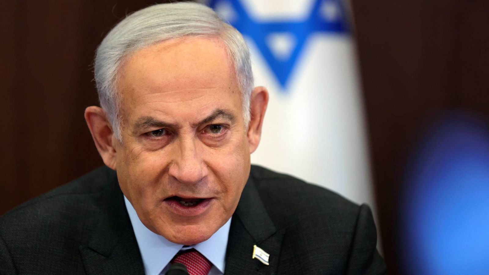 Una imagen del primer ministro israelí, Benjamín Netanyahu.