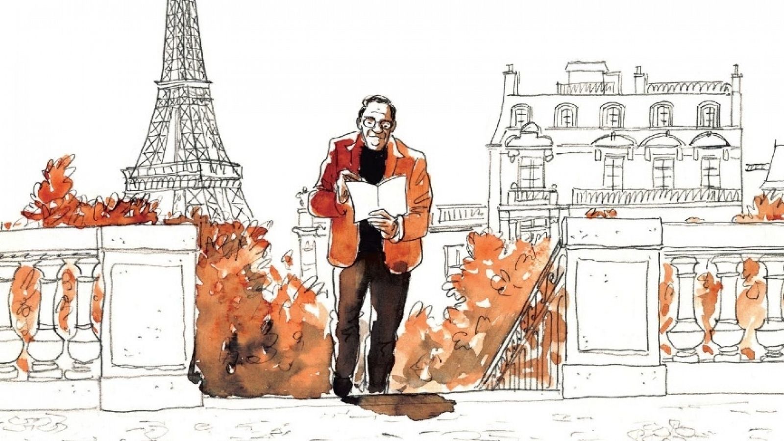 Detalle de la portada de 'Víctor Mora con acento francés'