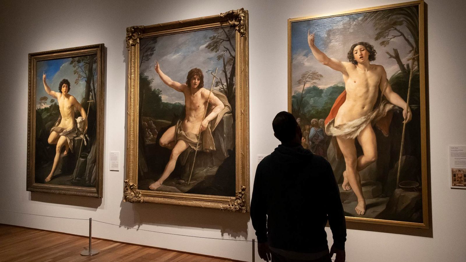 Imagen de una de las salas de la exposición de Guido Reni. Museo Nacional del Prado.