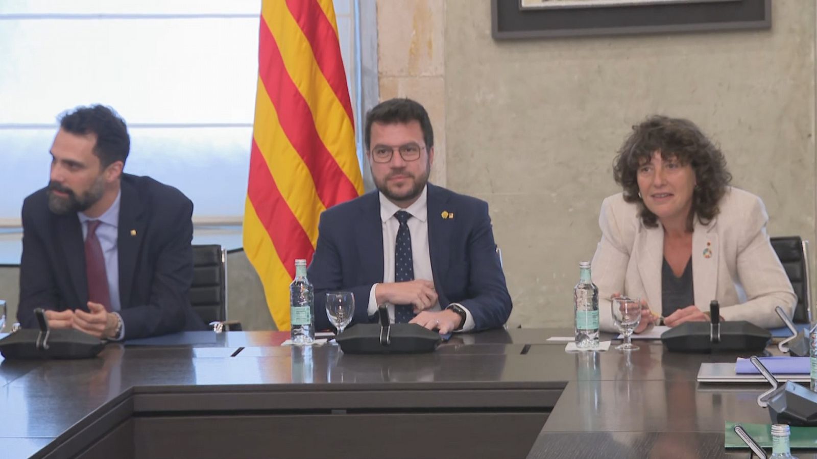 Aragonès, Jordà i Torrent encapçalen la delegació per part del Govern