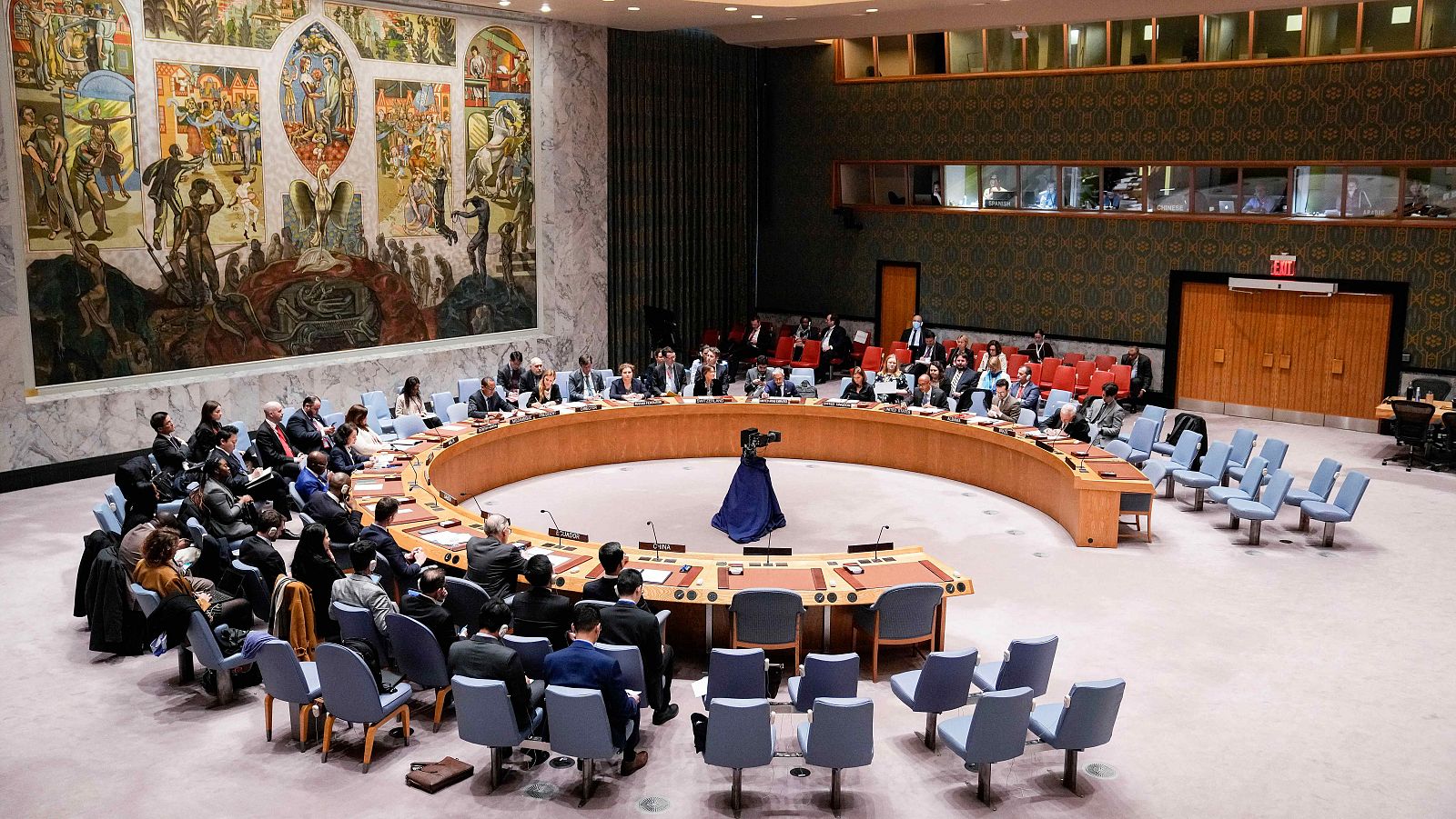 Reunión reciente del Consejo de Seguridad en la sede de Naciones Unidas, en Nueva York.