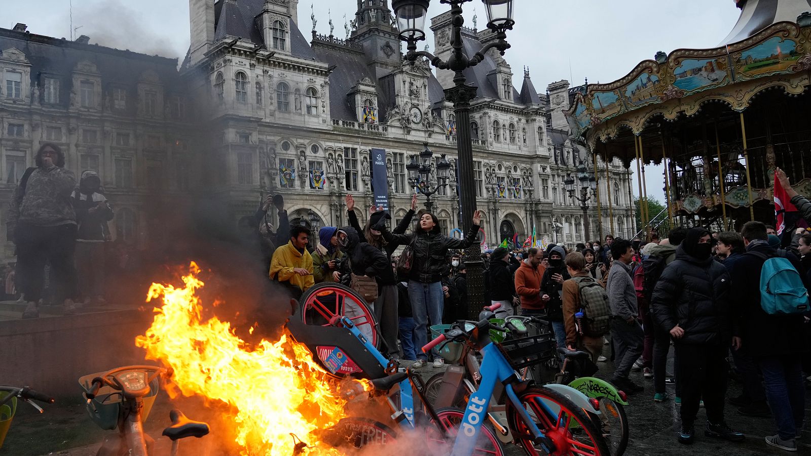Protestas en París