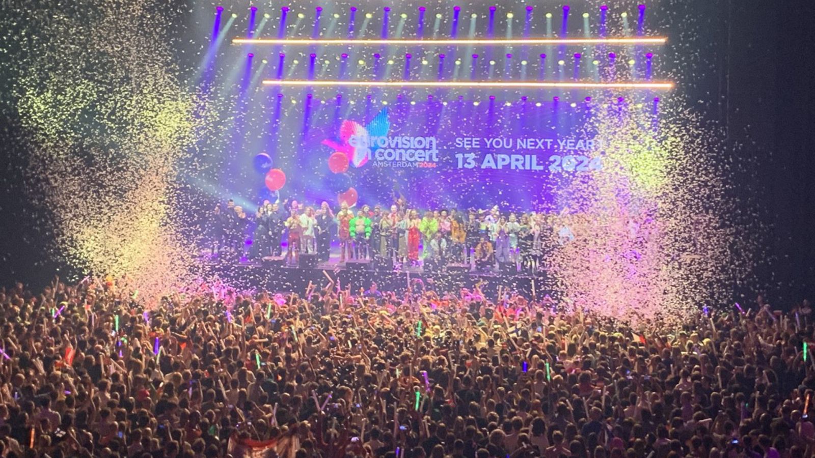 Ámsterdam celebra la 13ª edición del 'Eurovision in Concert'