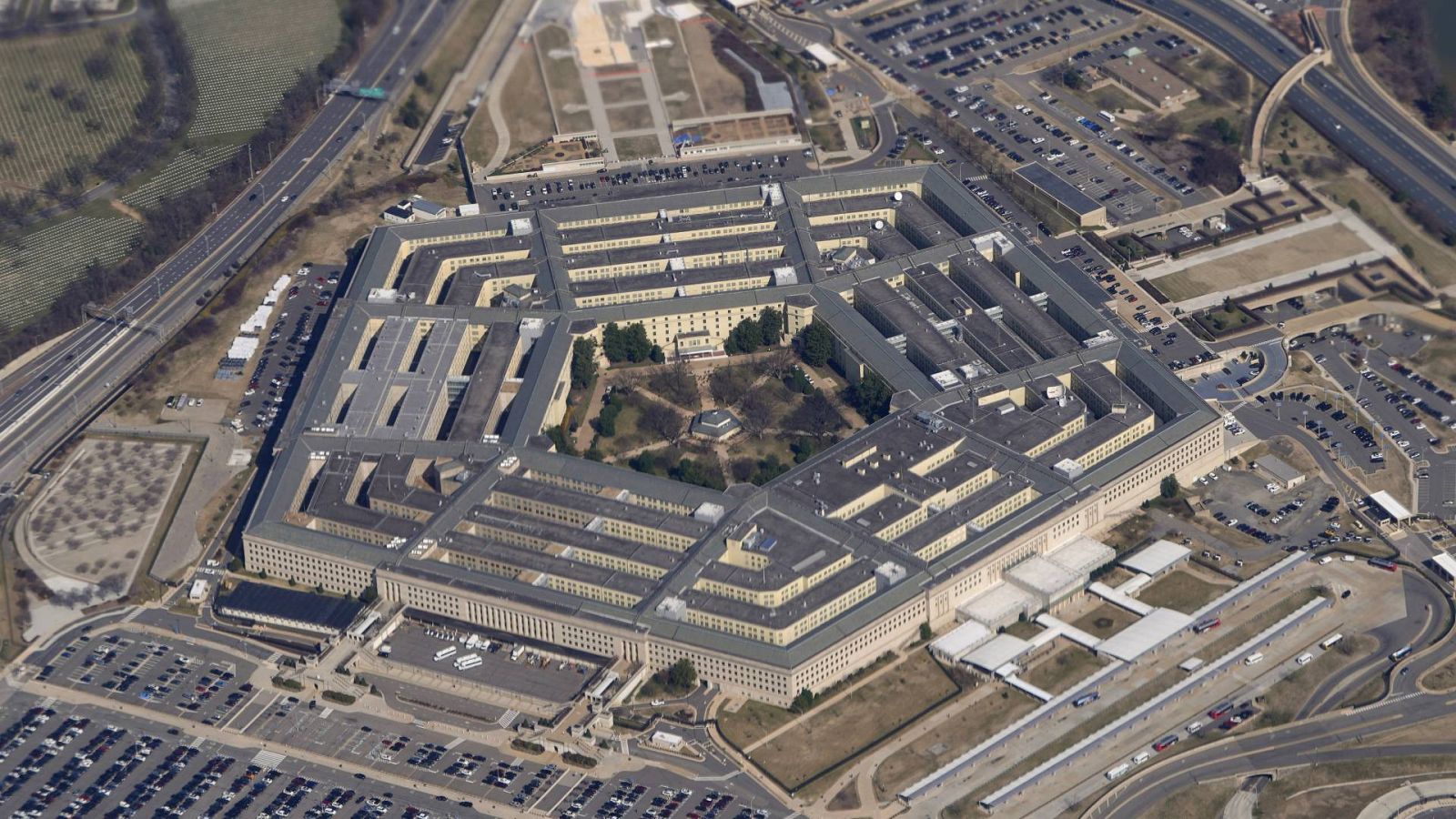Vista aérea del Pentágono, Washington