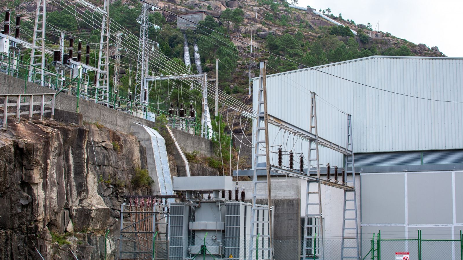 Una central hidroeléctrica en Galicia