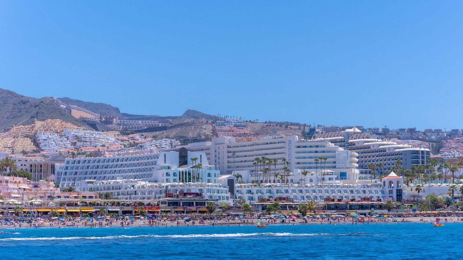 Hoteles en la costa de Adeje en Tenerife