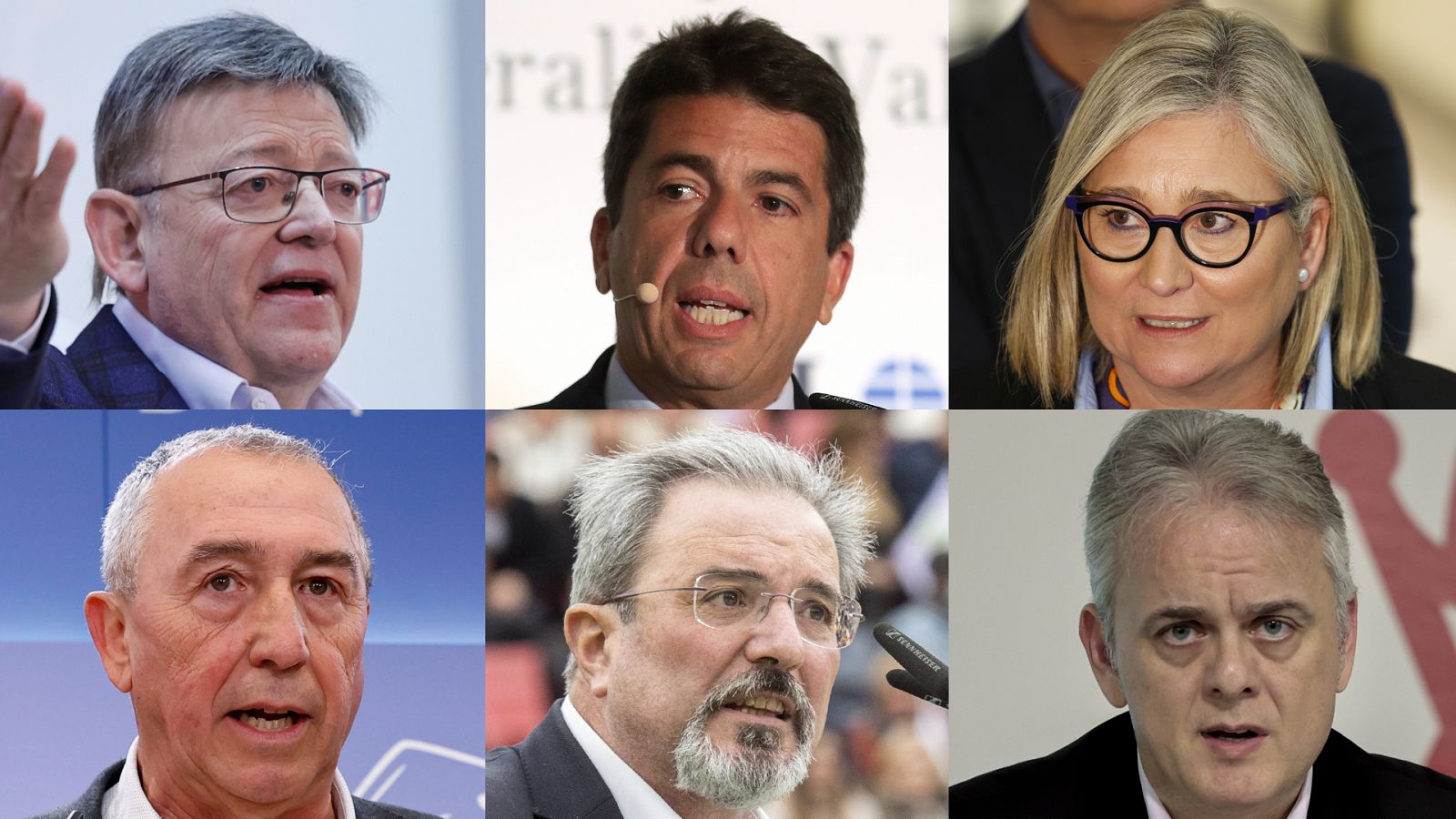 Los candidatos a las elecciones del 28M en la Comunidad Valenciana