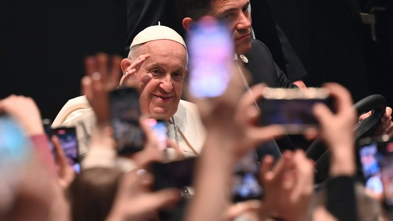 Encuentro del papa con los jóvenes en Budapest