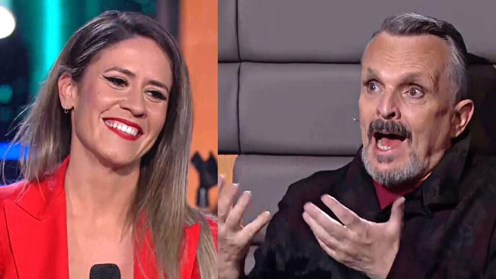 Rocío y Miguel Bosé en 'Cover Night'