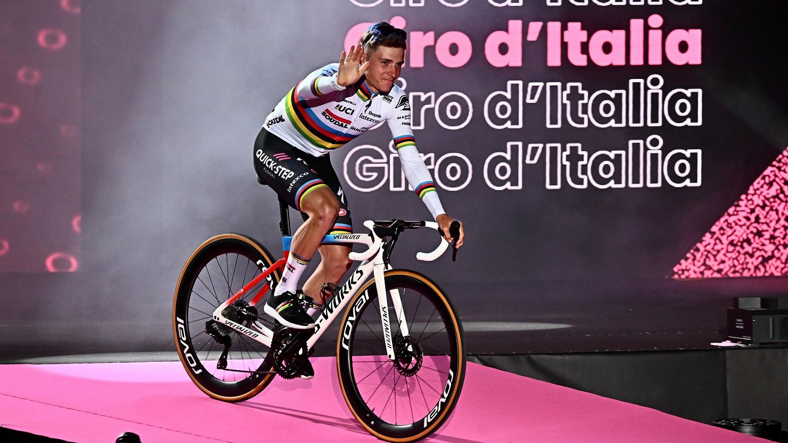 Remco Evenepoel, en la presentación del Giro.