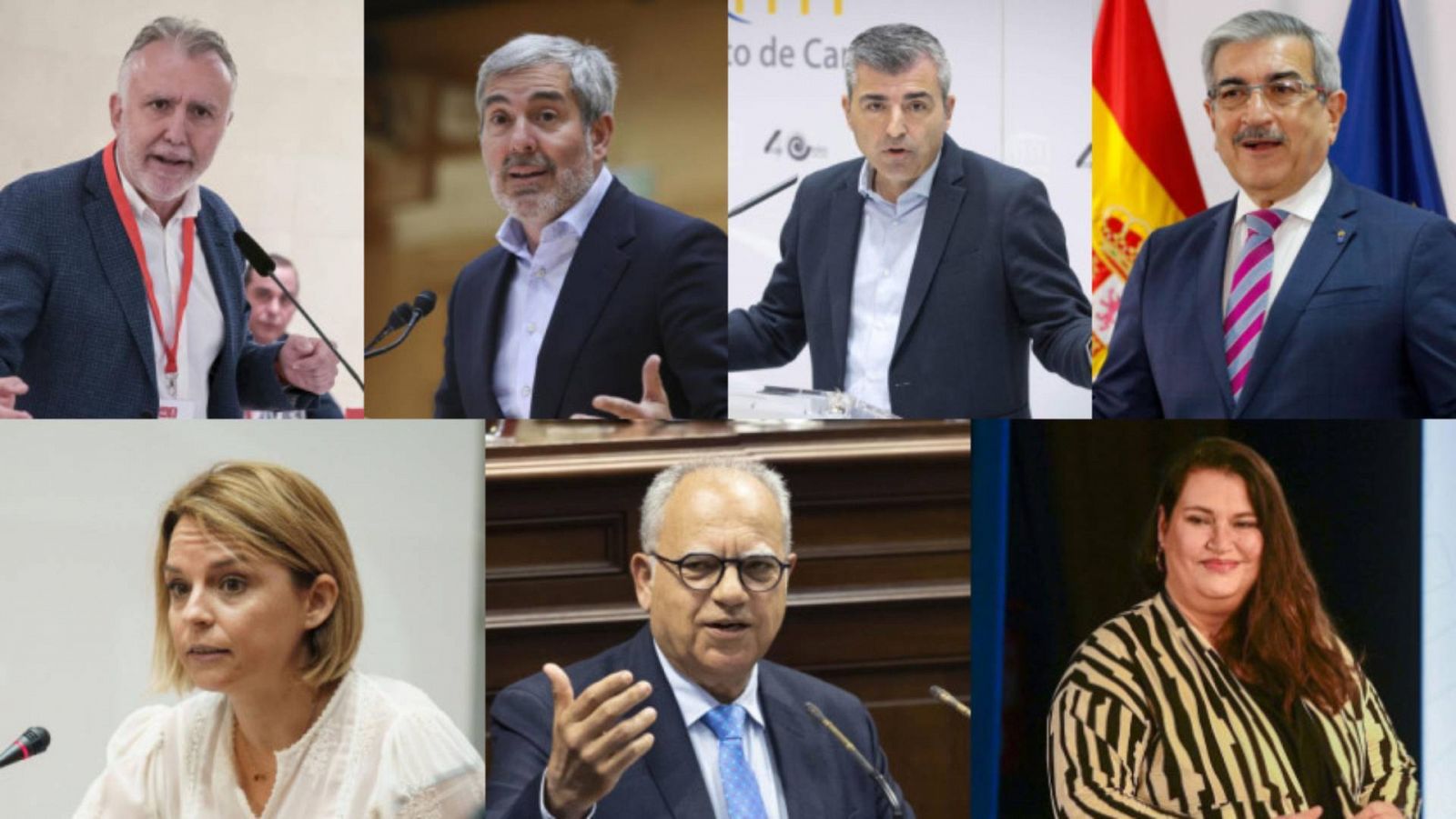Los candidatos al 28M con representación en Canarias