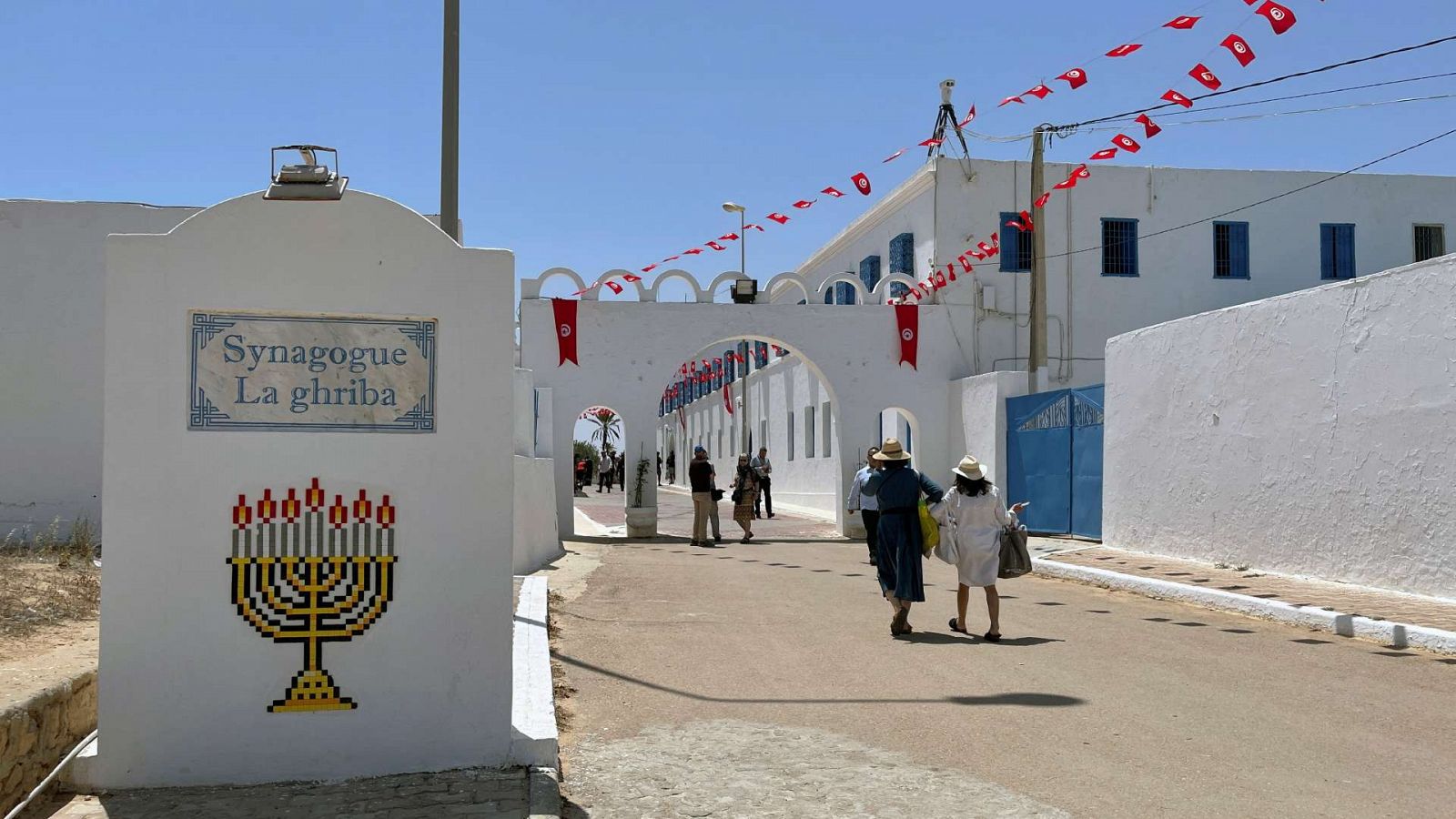 La sinagoga de Ghriba, en Djerba, Túnez.