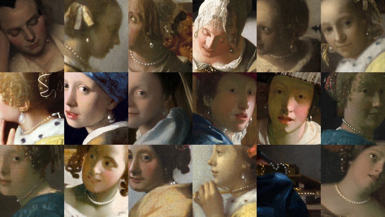 Imagen del proyecto multipantalla de la exposición de Vermeer en la web del Rijksmuseum
