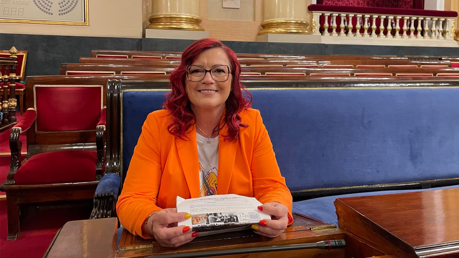 Clara Grima en el Senado