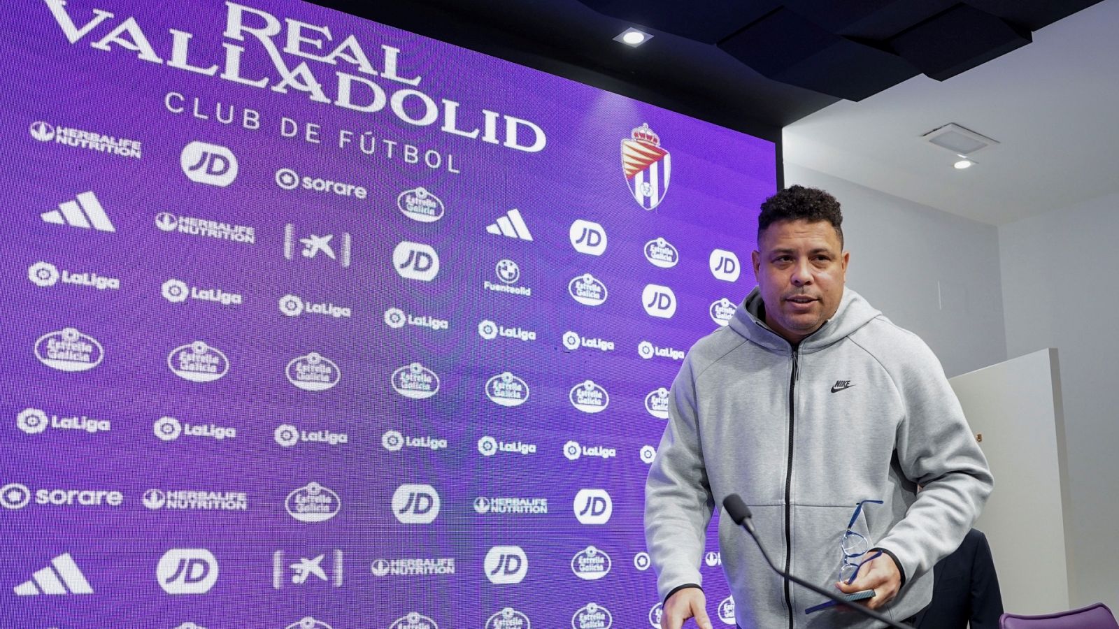 Real Valladolid: el presidente del club, Ronaldo Nazario.
