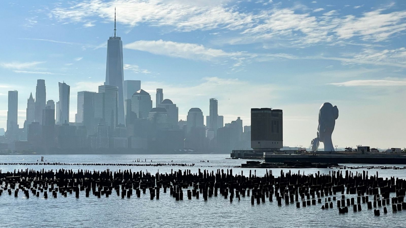 El Alma del Agua, situada al lado del rio Hudson con unas vistas privilegiadas a Manhattan