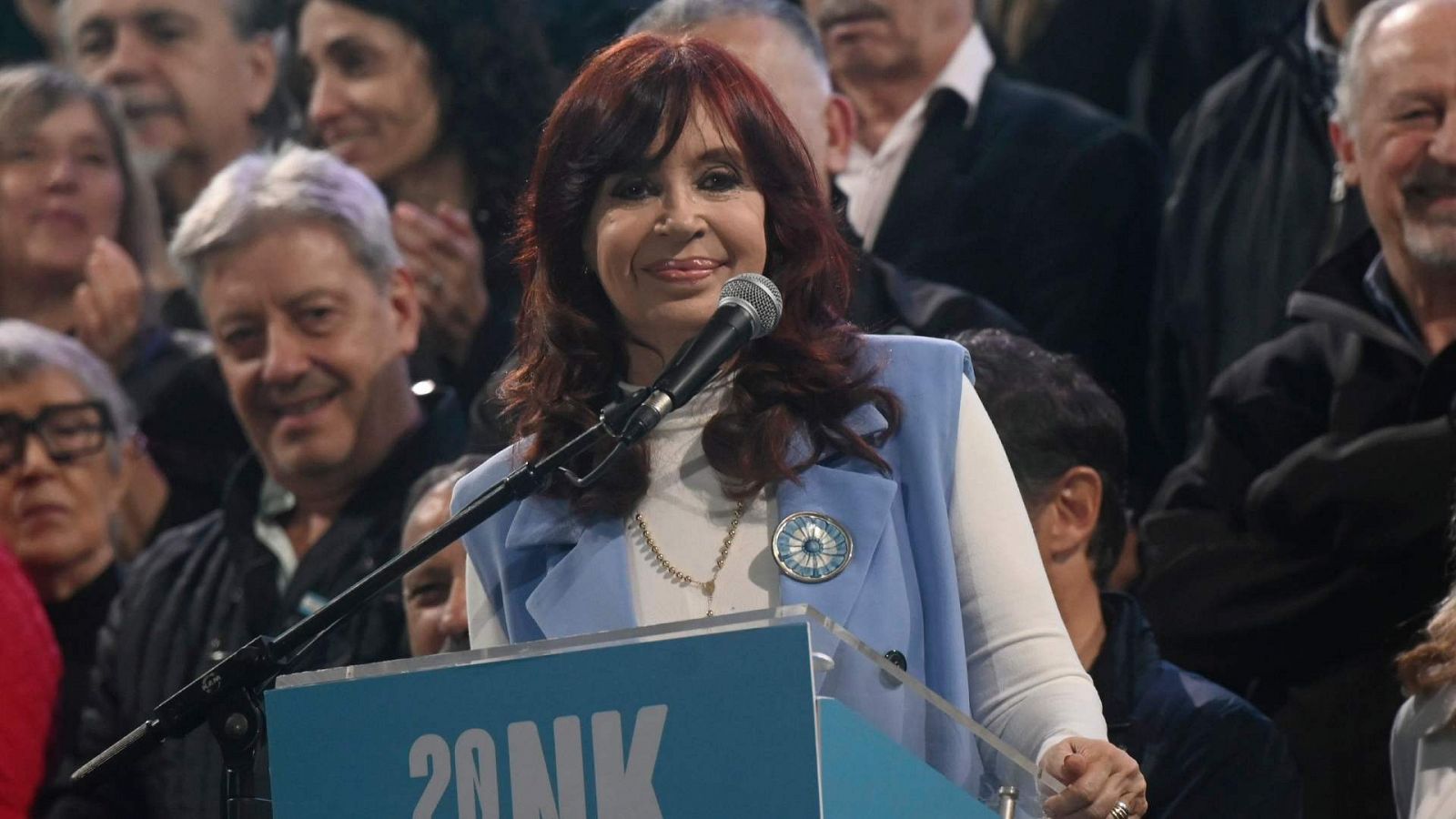 Imagen de archivo de la vicepresidenta de Argentina, Cristina Fernández.