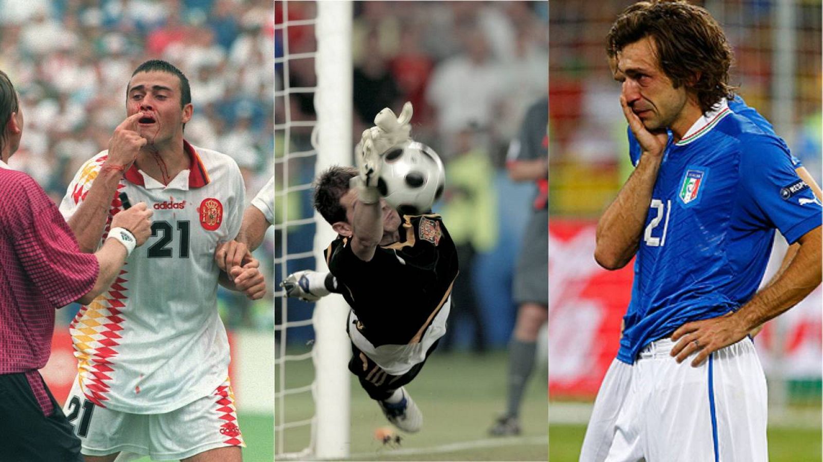 El España - Italia cumple 40 partidos: del codazo de Tassotti a los penaltis de la Euro 2008