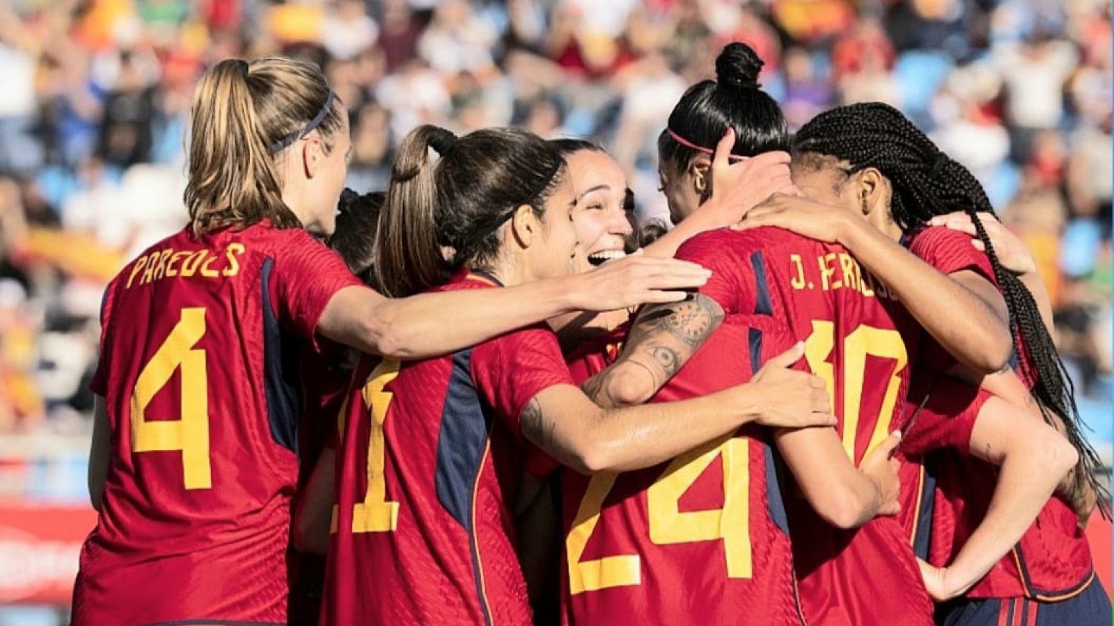 La selección española femenina